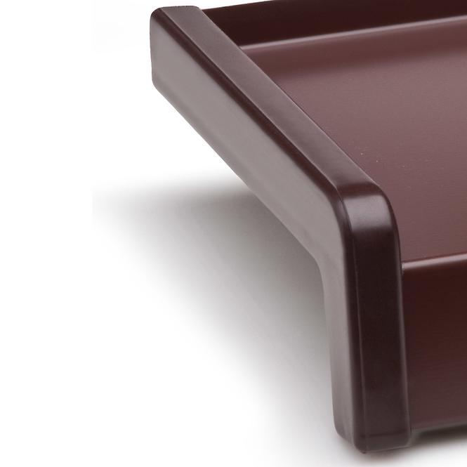 Završna kapa za aluminijske prozorske klupice - smeđa