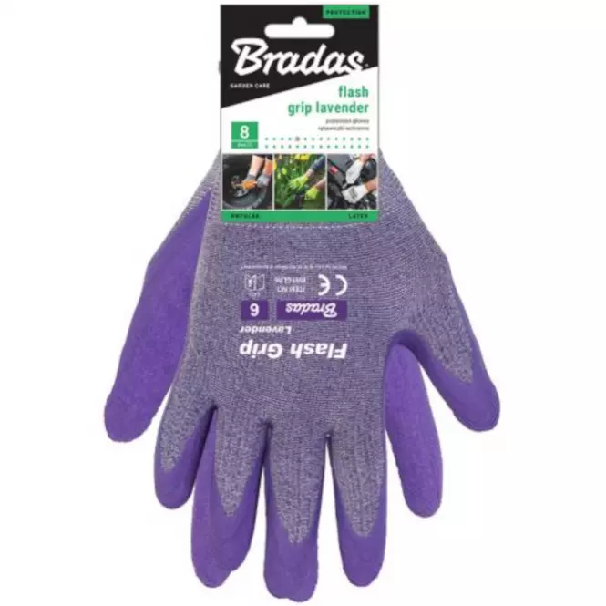 Rukavice Flex Grip, boja lavande, veličina 8