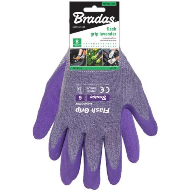 Rukavice Flex Grip, boja lavande, veličina 8