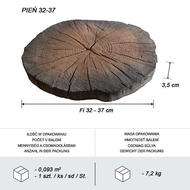 Betonska vrtna ploča 32-37 cm