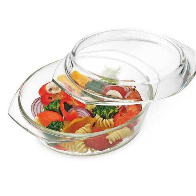 Vatrostalna posuda s poklopcem okrugla 2,9 l (2,0+0,9 l)