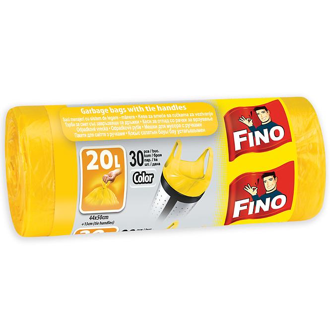 Vreće za smeće u boji Fino 20 l 30 kom
