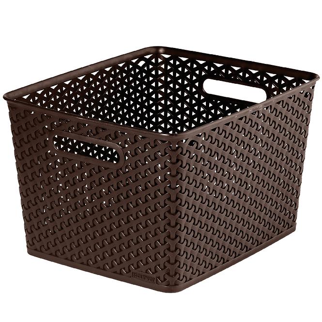 Košara l MY Style 18l 196897 tamno smeđa
