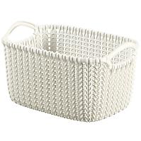 Pravokutna košarica xs knit 3l 226394 krem