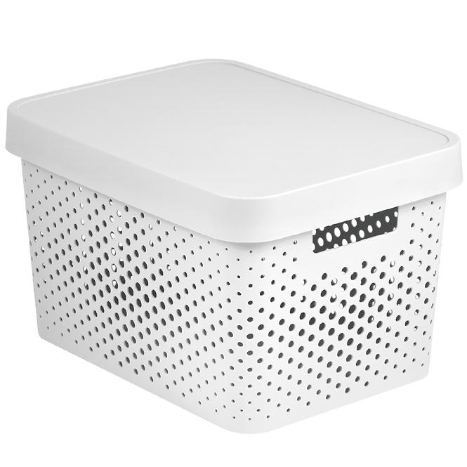 Spremnik s poklopcem infinity 17l 229153 bijeli
