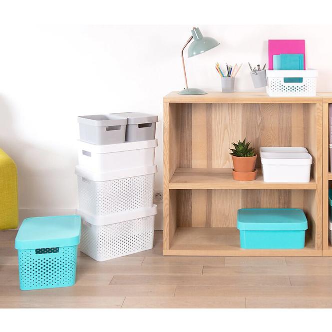 Spremnik s poklopcem infinity 17l 229153 bijeli
