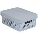 Spremnik s poklopcem infinity 11l 229163 svijetlo sivi