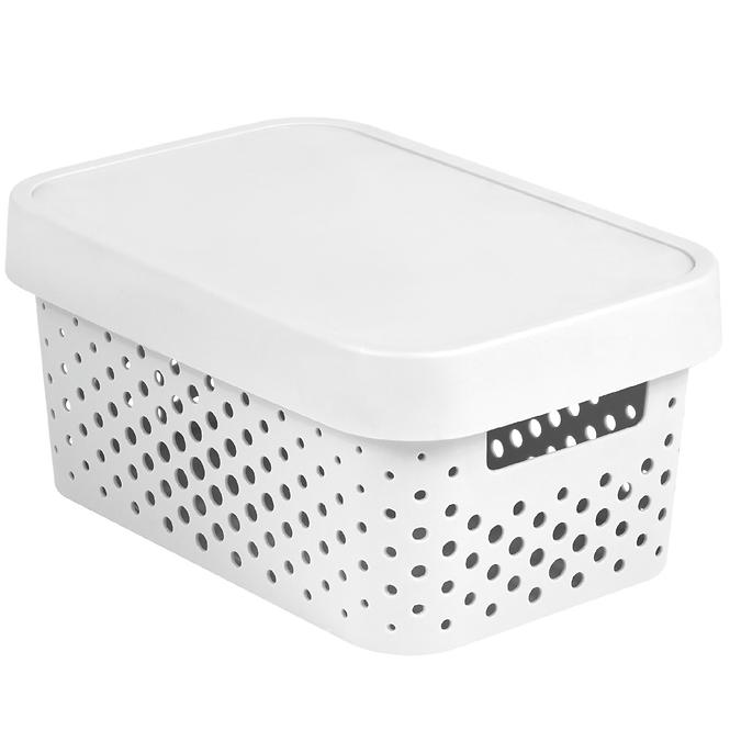 Spremnik s poklopcem infinity 4,5l 229162 bijeli