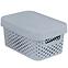 Spremnik s poklopcem infinity 4,5l 229117 svijetlo sivi