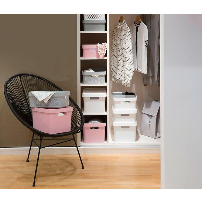 Spremnik s poklopcem infinity 4,5l 229117 svijetlo sivi