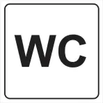 Prozirna folija - WC