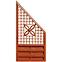 Ograda Wolin s ornamentom 90x180/90cm