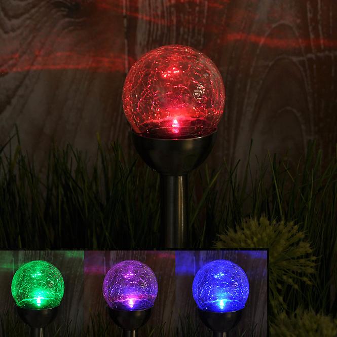 Solarna svjetiljka 1Led GLE29992-8-RGB