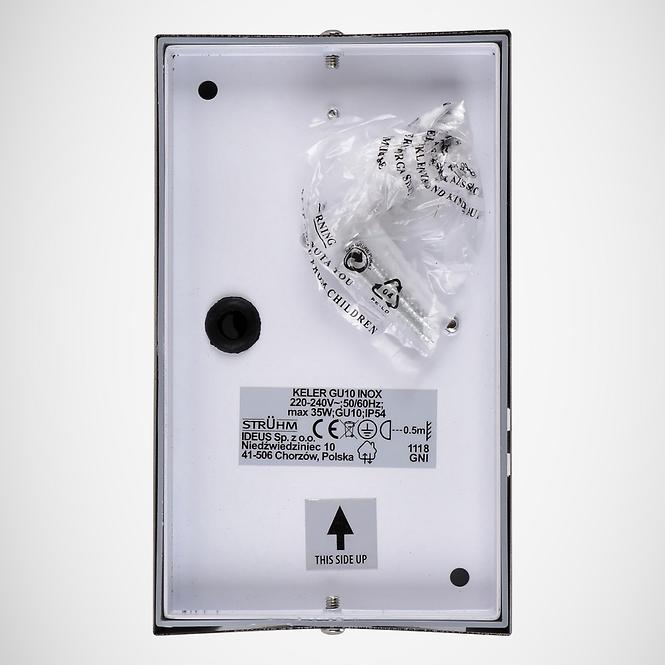VRTNA LAMPA KELER 3017 GU10 INOX K1