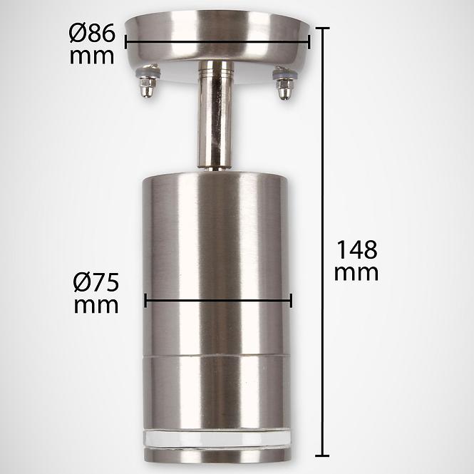 VRTNA LAMPA TARAS SPT 03568 GU10 INOX MOTION K1