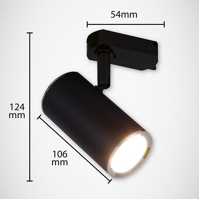 LAMPA MEGAN TRA GU10 CRNA 03660 K1