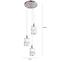 PRIVJESAK LAMPA 15760-3 KROM LW3,4