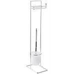 Stalak za WC četku i papir Basic Square krom 07559