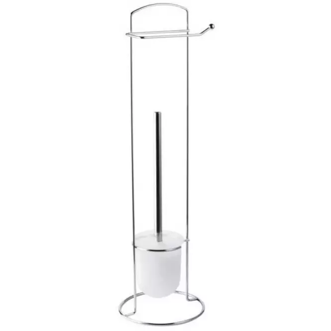 Stalak za WC četku i papir One Chrom basic07558