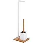 Držač toaletnog papira i WC četke Pure bijeli 07619
