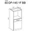 Kuhinjski ormar Vigo bijeli HG 60DP-145 1F BB,3