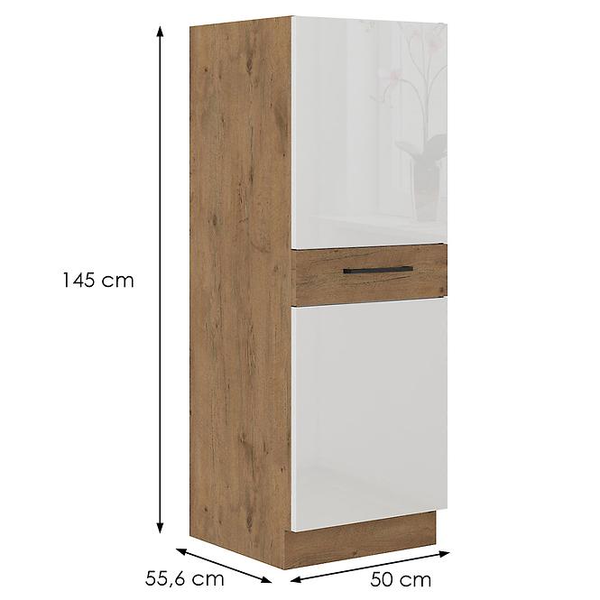 Kuhinjski ormar Vigo bijeli HG 50DK-145 1F (3S) BB