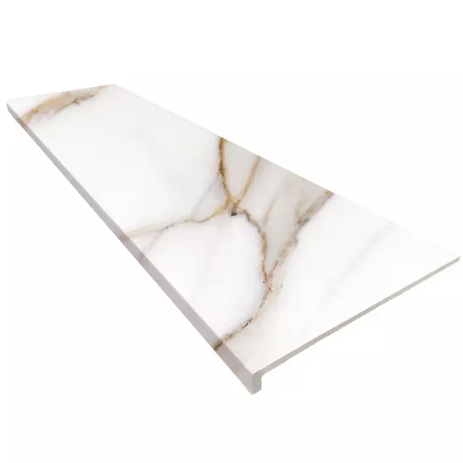 Gres pločica za gazište stepenica Peldano Recto Marbles Calatatta 33/120