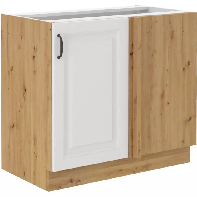 Kuhinjski ormar Stilo bijeli mat / zanatski 105 ND 1F BB