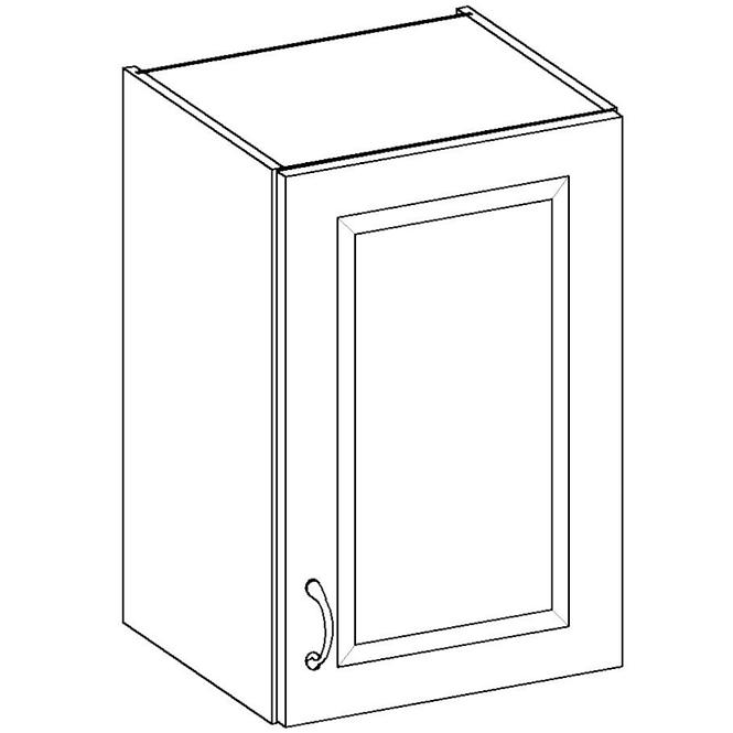 Kuhinjski ormar Stilo bijeli mat / zanatski 45G-72 1F