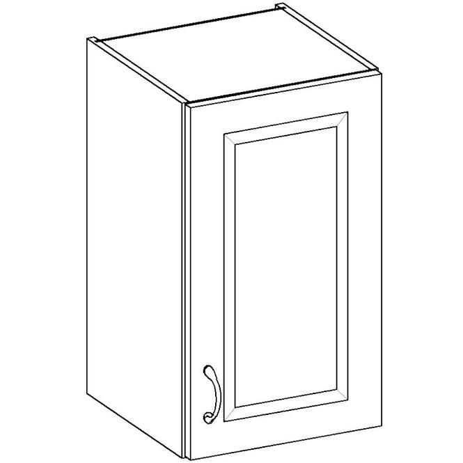 Kuhinjski ormar Stilo bijeli mat / zanatski 40G-72 1F
