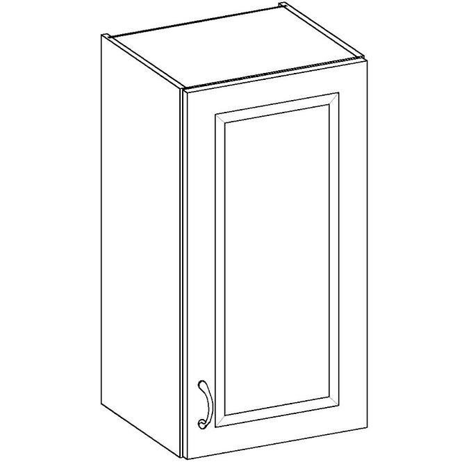 Kuhinjski ormar Stilo bijeli mat / zanatski 45G-90 1F