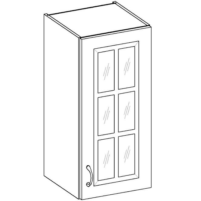Kuhinjski ormar Stilo bijeli mat / zanatski 40GS-90 1F