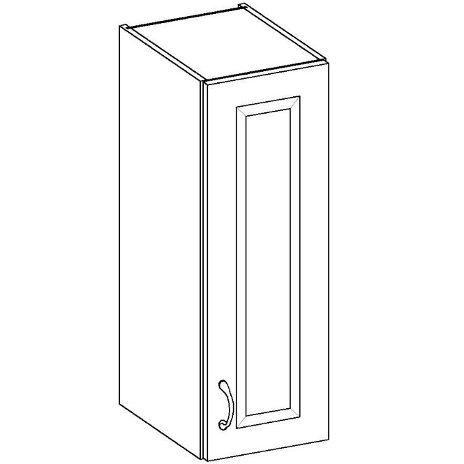 Kuhinjski ormar Stilo bijeli mat / zanatski 30G-90 1F