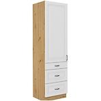 Kuhinjski ormar Stilo bijeli mat / zanatski 60DKS-210 3S 1F