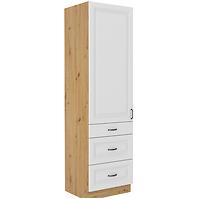 Kuhinjski ormar Stilo bijeli mat / zanatski 60DKS-210 3S 1F