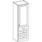 Kuhinjski ormar Stilo bijeli mat / zanatski 60DKS-210 3S 1F,2