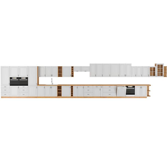Kuhinjski ormar Stilo bijeli mat / zanatski 60DP-210 2F