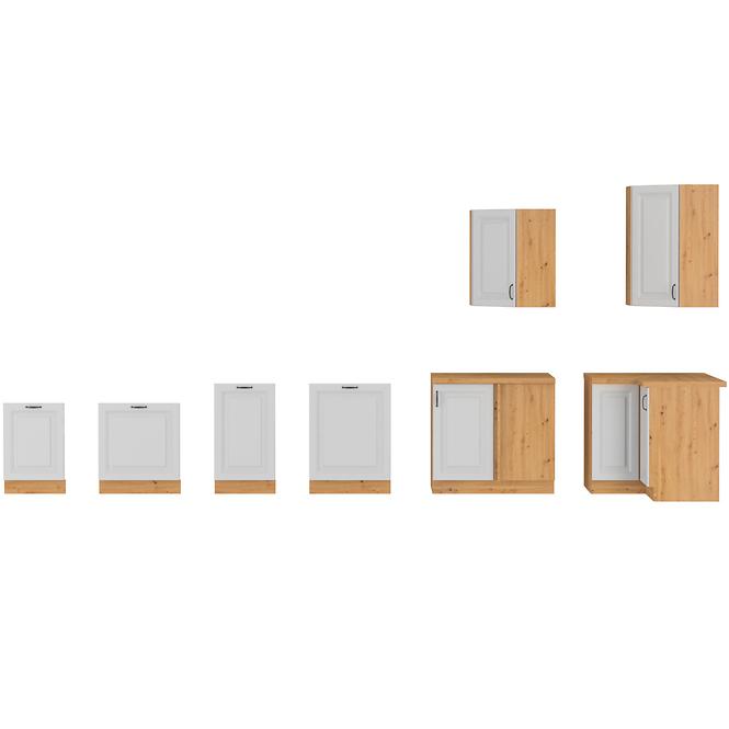 Kuhinjski ormar Stilo bijeli mat / zanatski 60DP-210 2F
