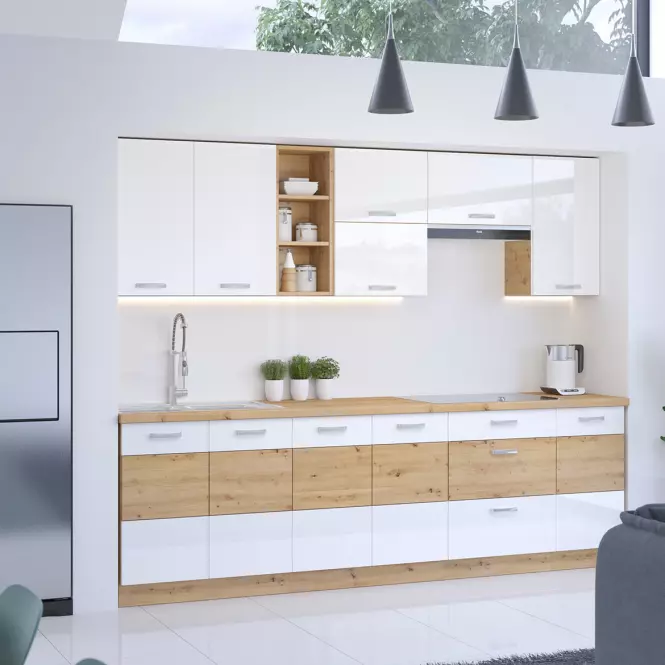 Kuhinjski ormarić 60lo-210 2f artisan bijela,2