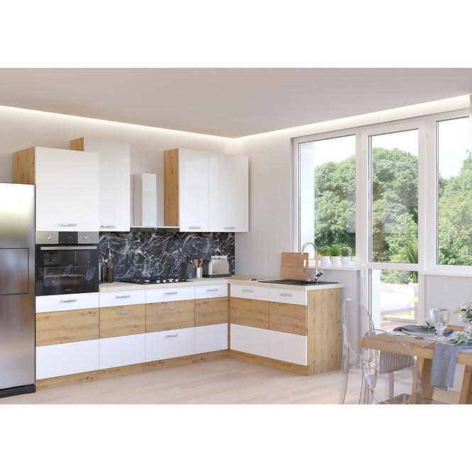 Kuhinjski ormarić 60lo-210 2f artisan bijela