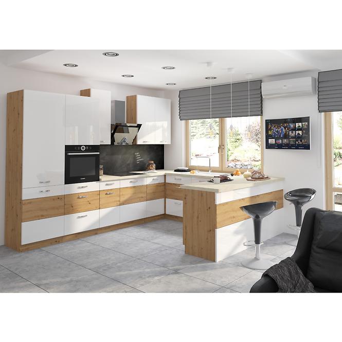 Kuhinjski ormarić 60lo-210 2f artisan bijela