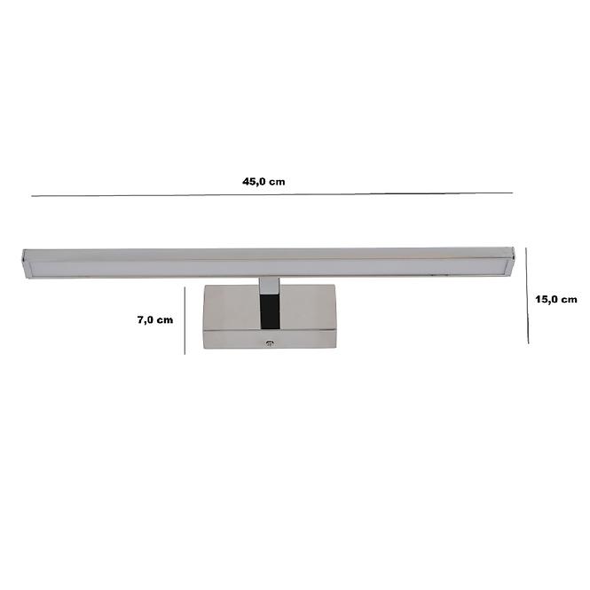 Svjetiljka Vinci 450 AG-V08W45 krom 8W K1