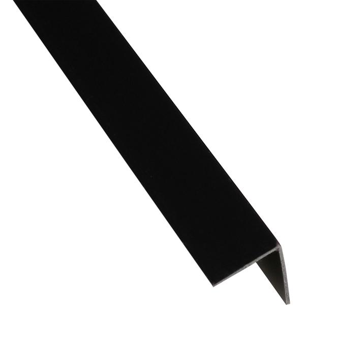Kutnik samoljepljivi PVC Crna mat 19,5X19,5X1,5X1000