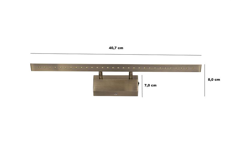Svjetiljka Arte AB 407 AG-AB4W40 Antic Brass 4W K1,3
