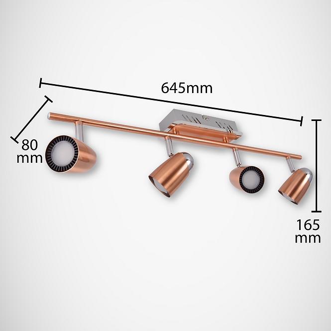 Svitidlo RUDA LED 4L 3000K