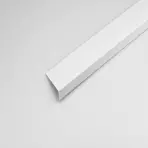 Kutnik PVC siva saten 40X10X1000