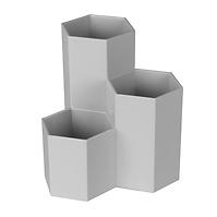 Organizator Julie 11x11x12cm sivi