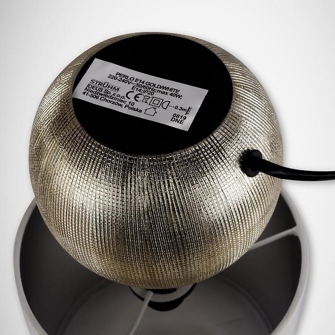 LUSTER BISER E14 ZLATO/BIJELO 03291 LB