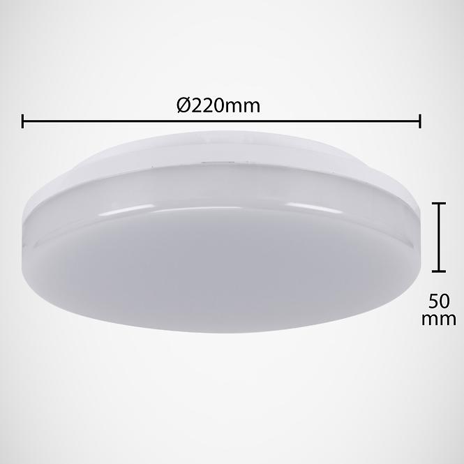 Strop GLAVNI VODIO C 18W BIJELI 4000K 03742P