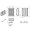 Čelični radijator C22/600/400 705 W,2